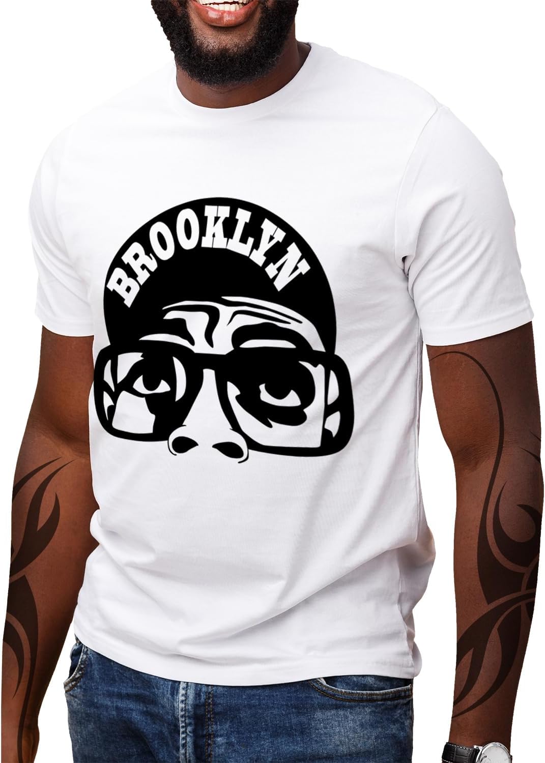 Swag Point Men\u2019s Graphic T Shirts \u2013 100% Cotton Casual Streetwear Hipster Hip Hop Tshirts Short Sleeve Print Tops