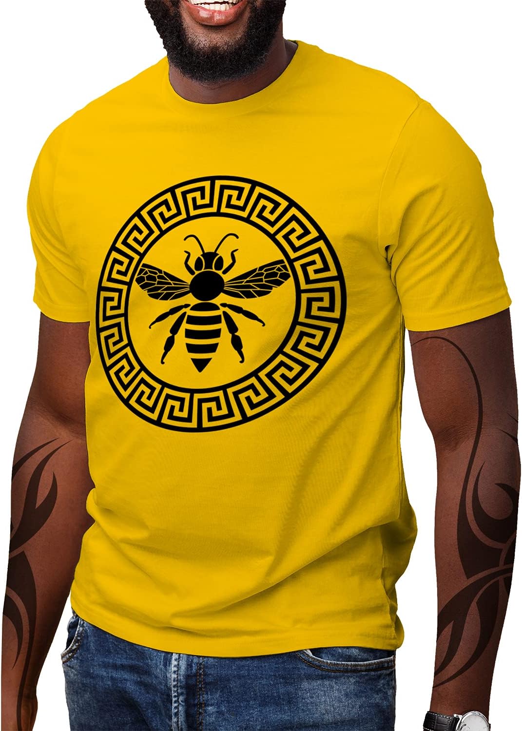 Swag Point Men\u2019s Graphic T Shirts \u2013 100% Cotton Casual Streetwear Hipster Hip Hop Tshirts Short Sleeve Print Tops - Image 33