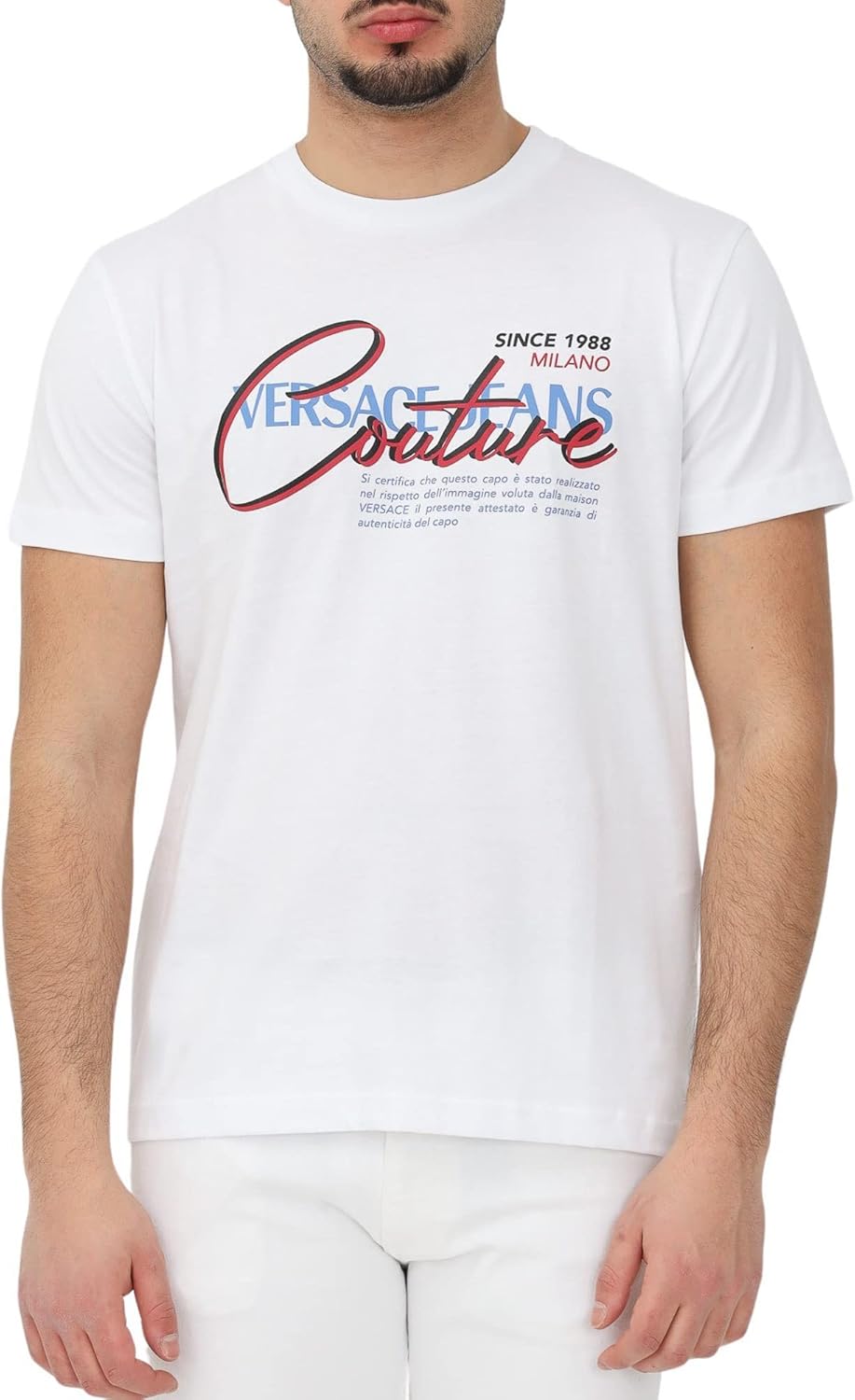 Versace Jeans Couture Cotton Printed Legacy Logo Black - Image 3