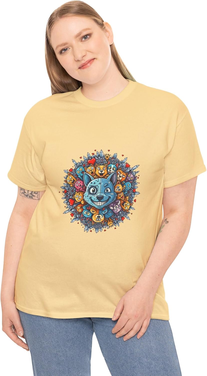 Women's Graphic Tees Printed Cotton T Shirts Casual Short Sleeve Vintage Style Crew Neck Tee Shirt for Women Crew Neck - Image 16