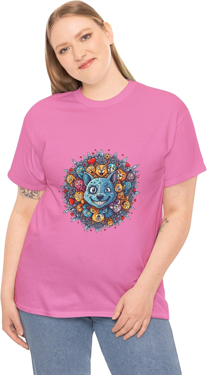 Women's Graphic Tees Printed Cotton T Shirts Casual Short Sleeve Vintage Style Crew Neck Tee Shirt for Women Crew Neck - Image 14