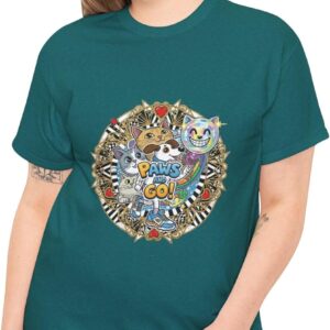 Women's Graphic Tees Printed Cotton T-Shirts Casual Vintage Style Short Sleeve Crew Neck Tee Shirts for Summer Crew Neck