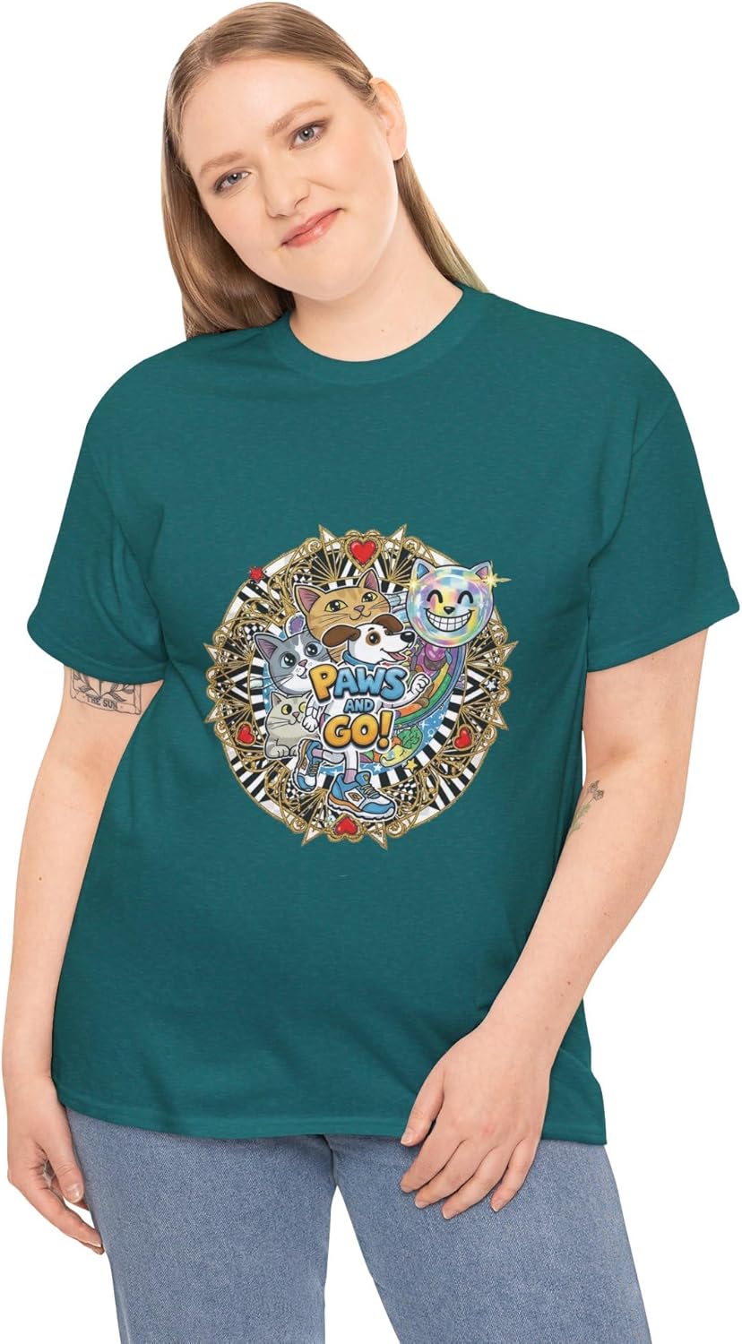 Women's Graphic Tees Printed Cotton T-Shirts Casual Vintage Style Short Sleeve Crew Neck Tee Shirts for Summer Crew Neck