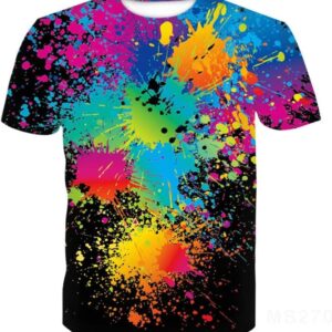 ZUIAI Men's T-Shirts 3D Printing Large Size Street Casual Loose Short Sleeve Streetwear Tops